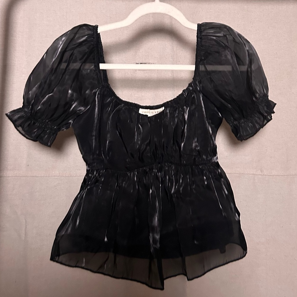 Elegant Black Women's Top